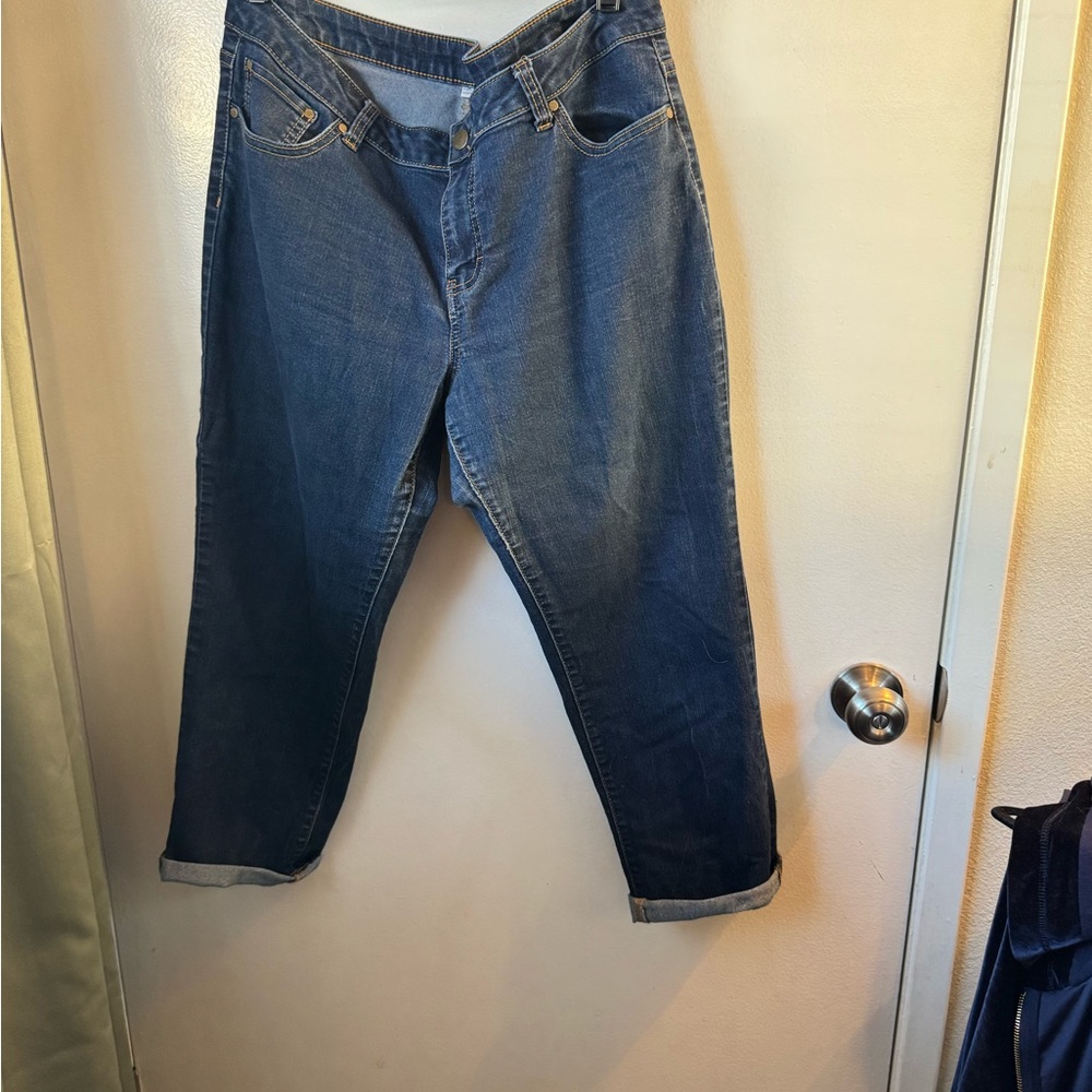 Jennifer Lopez Dark Blue Denim Jeans